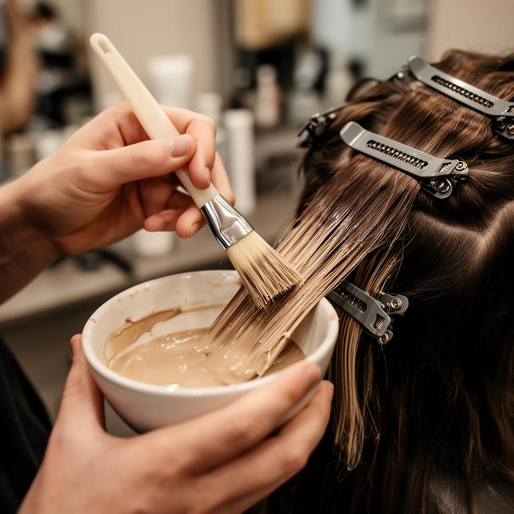 Beauty professional at work